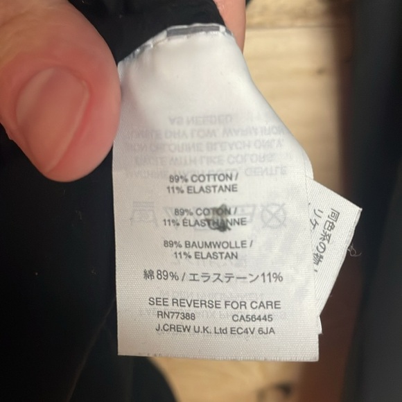 J. Crew size Small Black Ruffled Wrap Soft & Stretchy Bodysuit with Snap Closure - Picture 8 of 9